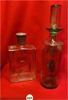 2 vintage decanters