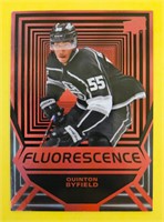 Quinton Byfield 2021-22 UD Flourescence Rookie