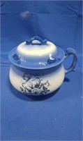 Blue and White Chamber Pot