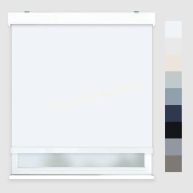 FOIRESOFT Blackout Roller Shades W 31 x H 64 white