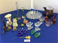 Lot of Misc Glass & Porcelain Decor & Collectibles