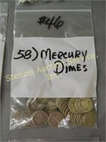(58) Mercury Dimes