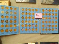 (49) Wheat, (32) Memorial Lincoln Cents in a
