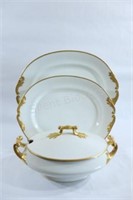 LARGE - Limoges France Serving & Lidded Dish Set