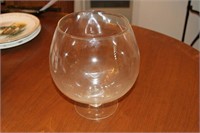 Large glass candy bowl