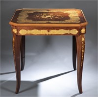 Notturno Intarsio Marquetry Inlaid Game Table.
