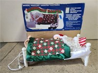 Sleeping Santa Motionette in box