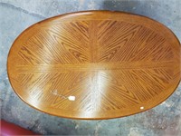 Oval Coffee Table Oak Style