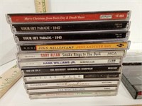 Assorted Country, 40's, Holiday & Relaxation CDs