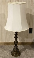 Brass Table Lamp, 30"