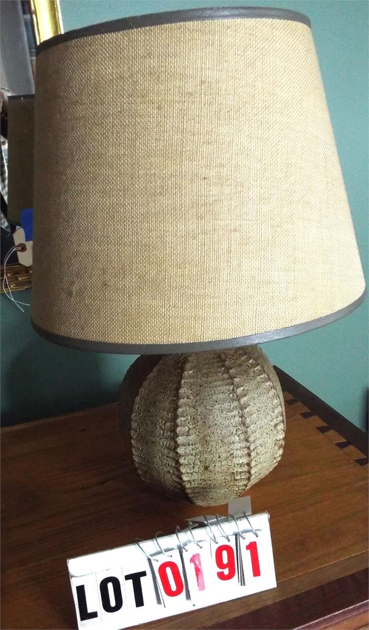 pottery table lamp & floor lamp