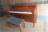 Vintage Baldwin Piano with Bench In Tune