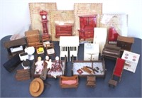 Assorted Dollhouse Furniture & Dolls