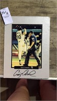Craig counsell signed card