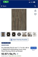 Waterproof vinyl flooring