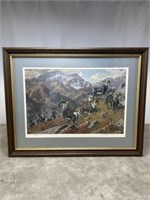 Harry Curieux Adamson signed and numbered bighorn