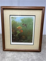 Owen J Gromme signed and numbered hummingbird