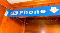 GTE phone sign