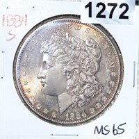 1884-S Morgan Silver Dollar GEM BU (rare)
