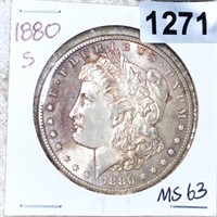 1880-S Morgan Silver Dollar CHOICE BU