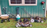 LAWN MOWERS ~ STRING TRIMMER ~ SPREADER ~ SPRAYER