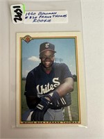 1990 BOWMAN 320 FRANK THOMAS ROOKIE BASEBALL CARD