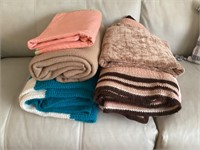 Assorted blankets