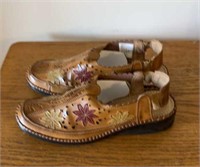 New leather moccasins size 10