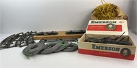 (10) 2 RAIL TRACKS , ASSORTED SWITCHES, WIRE