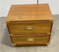 Mid Century Henredon Campaign Chest of Drawers