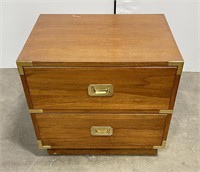 Mid Century Henredon Campaign Chest of Drawers