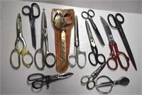 Vintage Scissor Lot. Includes Wiss, Giffon, BS&Co