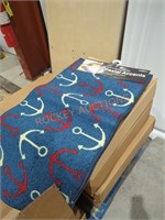 3 20" x 34" Coastal Accents decorative rugs