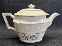 Vtg Old Holland Ware, Floral Teapot