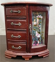 Cute Jewelry/ Music Box w/ Assorted Costume