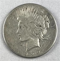 1927 Peace Silver Dollar, US $1 Coin