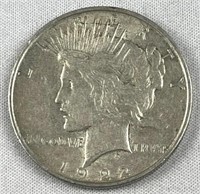 1922-D Peace Silver Dollar, US $1 Coin