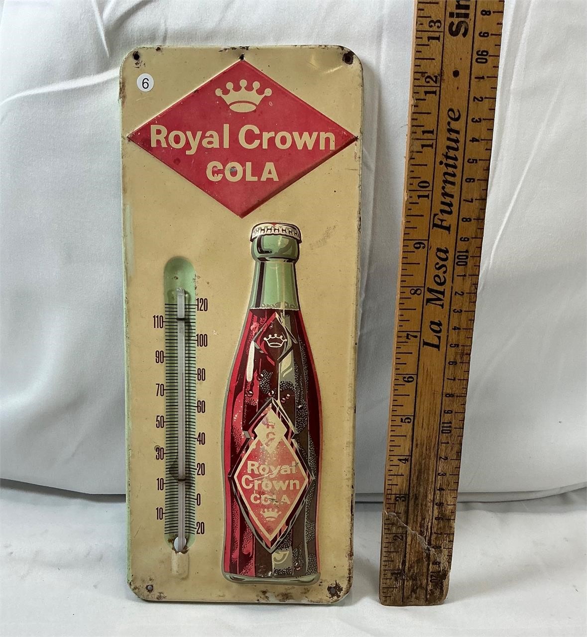 Vintage Royal Crown Cola Thermometer