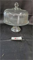 Glass Cake Stand & Cover