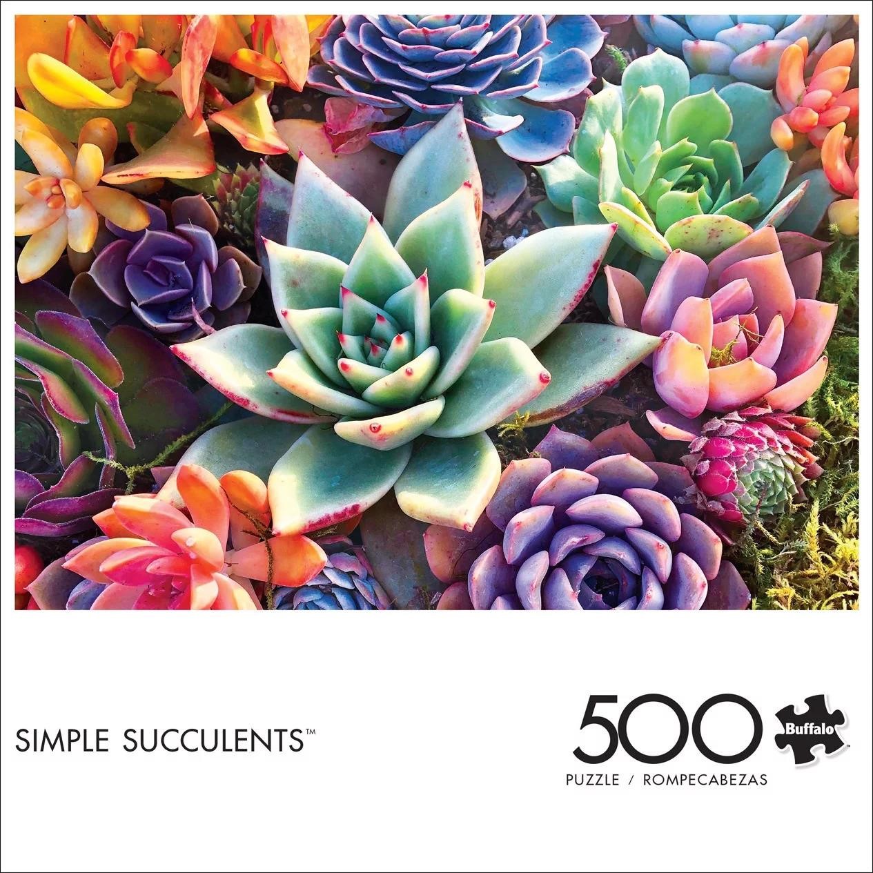 Buffalo Games 500pc Simple Succulents Puzzle AZ10