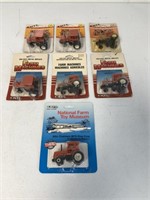 1/64 7 pc AC and Deutz Allis Tractors