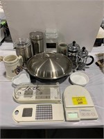 CANISTER SETS, KITCHEN SCALE, COFFEE PRESSES,