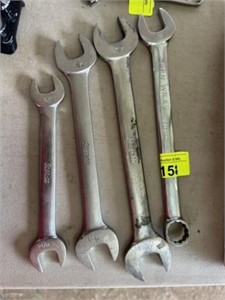 4 SnapOn wrenches 5/8"-15/16"