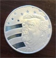 One Ounce Silver Round: Trump #2