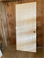 Metal clad insulated door. Unused 34x80”