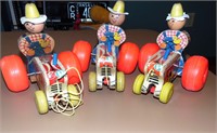 Fisher Price Wobble Tractor - Lot of 3 Vintage