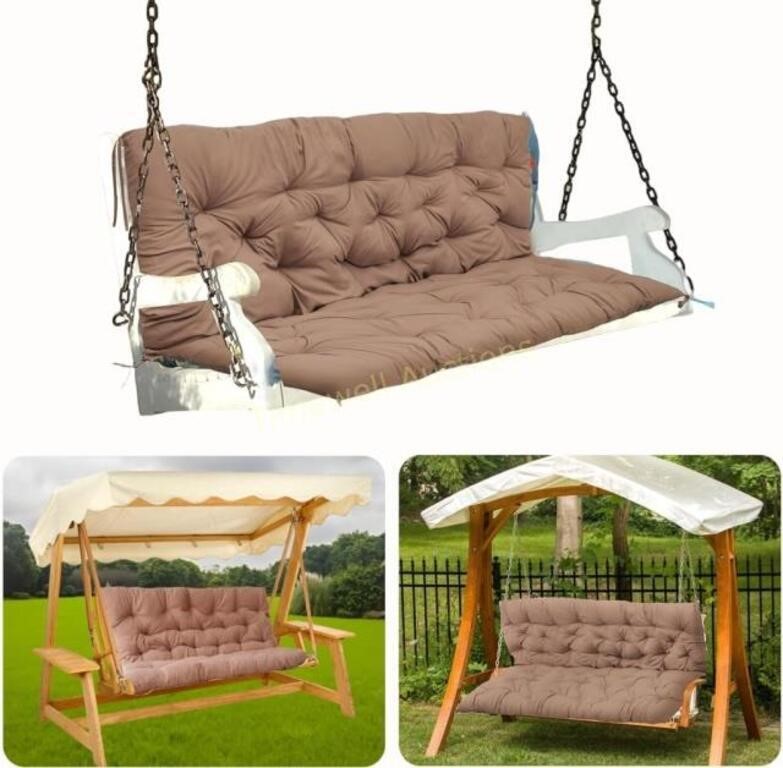 Porch Swing Cushions for Outdoor  Khaki  60x40