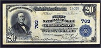 1905 $20 Charleston, Illinois National Currency