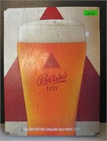 Bass 1777 Tin Beer Sign