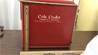 Vintage metal fiberglass insulated Cola Cooler